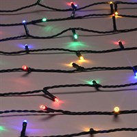 Festive 100 LED Battery Timer String Christmas String Lights - Multi Colour (P066453)