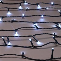 Festive 100 LED Battery Timer String Christmas String Lights - White (P066451)