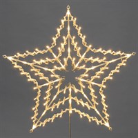 Festive 100 Warm White LED Christmas String Light Window Light Star (P025362)