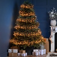 Festive 1000 LED Multifunction Cluster Christmas String Lights - Antique Gold (P057496)