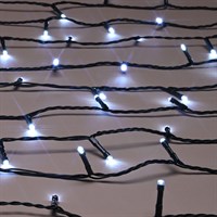 Festive 200 LED Battery Timer String Christmas String Lights - White (P066459)