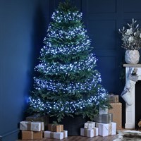 Festive 2000 LED Multifunction Cluster Christmas String Lights - White (P05750 LED2)