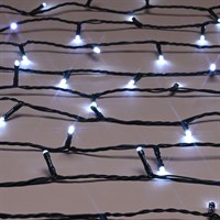 Festive 25 LED Battery Timer String Christmas String Lights - White (P066437)