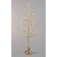 Festive 3ft (90cm) Champagne Twig Christmas Tree With Trad Warm White LED (P031061)
