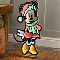 Festive 40cm Infinity Light Up Christmas Minnie With Scarf (P066679)