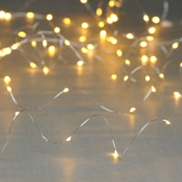 Festive 50 Battery Multifunction Dewdrop Christmas String Lights - Warm White (P044667)