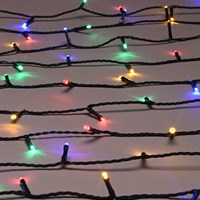 Festive 50 LED Battery Timer String Christmas String Lights - Multi Colour (P066445)
