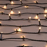 Festive 50 LED Battery Timer String Christmas String Lights - Warm White (P066444)