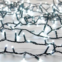 Festive 500 LED Compact Christmas String Lights - White (P057438)