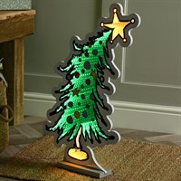 Festive 60cm Infinity Light Up Christmas Grinch Tree (P066735)