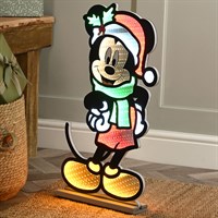 Festive 60cm Infinity Light Up Christmas Mickey With Scarf (P066677)