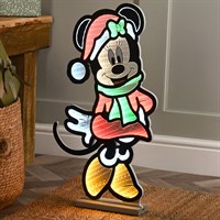 Festive 60cm Infinity Light Up Christmas Minnie With Scarf (P066680)