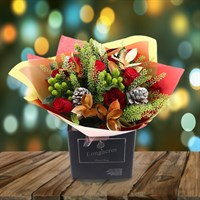 Festive Florists Choice Floral Hand Tied Bouquet - £45