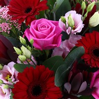 Florists Choice Valentine's Day Flower Bouquet With Roses