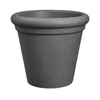 Florus Grace Rim 40cm Anthracite Plant Pot By Elho (1005192)