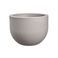 Florus Grace Round 40cm Light Grey Plant Pot By Elho (1005200)