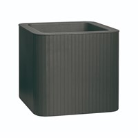 Florus Jive Square Stripe 40cm Anthracite Plant Pot By Elho (1005186)