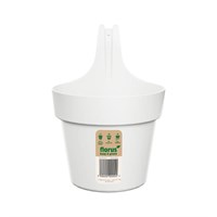 Florus Paris Balcony Hanger Single White Plant Pot By Elho (1004627)