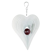 Fountasia 8 inch Cosmo Heart Spinner Red (CS08HE)