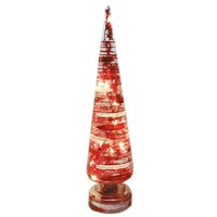 Fountasia Candy Cane Cone Light Up Christmas Tree Decoration - Medium (423329)