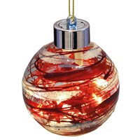 Fountasia Candy Cane Light Up Christmas Bauble (423386)