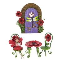 Fountasia Fairy Garden Tea Party Gift Set - Poppy (390305)