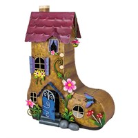 Fountasia Ornament - Fairy Boot House (95108)