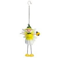 Fountasia Fairy Tinkle Toes Hanging Garden Chime - Daisy (390032)