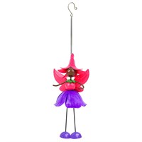 Fountasia Fairy Tinkle Toes Hanging Garden Chime - Francesca Fuchsia (390031)