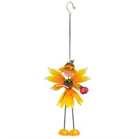 Fountasia Fairy Tinkle Toes Hanging Garden Chime - Honey Sunflower (390027)