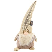Fountasia Light Up Christmas Gonk Decoration 60cm - Gold (421386)