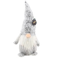 Fountasia Light Up Christmas Gonk Decoration 60cm - Silver (421388)