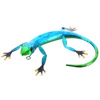 Fountasia Metal Ornament - Blue Gecko Medium (440030)
