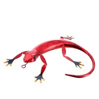 Fountasia Metal Ornament - Red Gecko Medium (440031)
