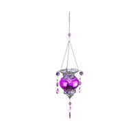 Fountasia Moroccan Hanging Lantern - Purple (401050)