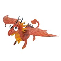 Fountasia Ornament - Blaze The Orange Dragon (391365)
