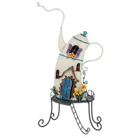Fountasia Ornament - Fairy Coffee Pot House (390205)