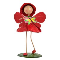 Fountasia Ornament - Small Fairy Poppy (390040)