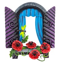 Fountasia Ornament - Fairy Window - 'Poppy' (390153)