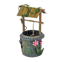 Fountasia Ornament - Fairy Wishing Well With Flowers (95131)