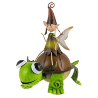 Fountasia Ornament - Penelope Pixie on Turtle (391125)