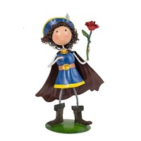 Fountasia Ornament - Prince Charlie - Red Tunic Holding Rose (391358)