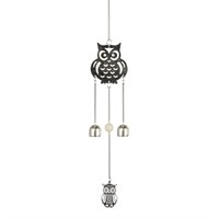 Fountasia Owl Bells Hanging Garden Decoration (401023)