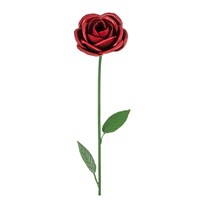 Fountasia Rose Red Flower Stake - Mini (430165)