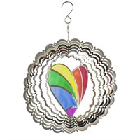 Fountasia Spectrum Cosmo Wind Spinner - 8 Inches Heart (CSS08HE)