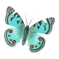 Fountasia Turquoise Butterfly Hanging Wall Decoration - Medium (440016)
