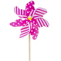 Fountasia Windmill Spinner - Pink Spot/Stripe - Large (88631)