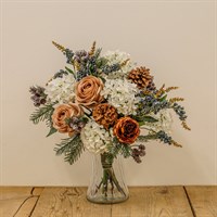 Frosted Toffee Faux Floral Bouquet