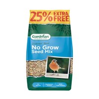 Gardman No Grow Seed Mix Wild Bird Food 1.6kg + 25% Extra Free