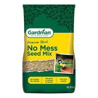 Gardman No Mess Seed Mix Wild Bird Food 12.55kg (A04408)